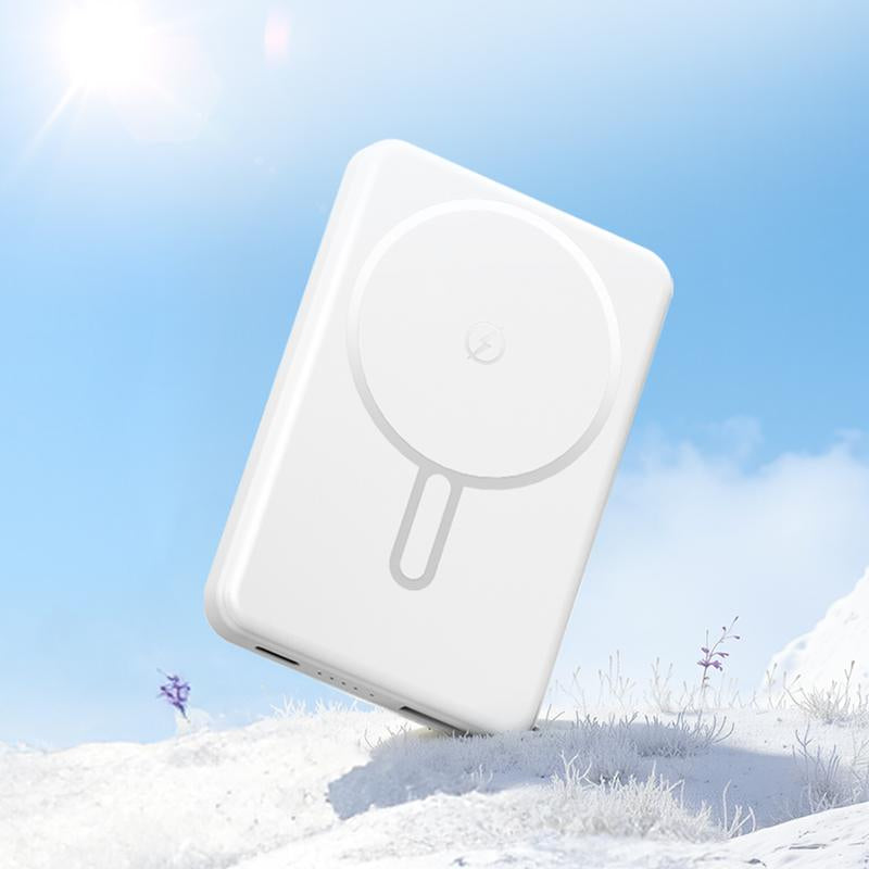 Crazywhale Power Bank Ultra Slim 12000Mah Magsafe Portable Charger 3-In-1 Magnetic Battery Pack PD 22.5W Card-Size Magnetic Battery Pack for Iphone 17 Pro Max /17 Air/16/15/14/13/12 Ipad Android Gadgets