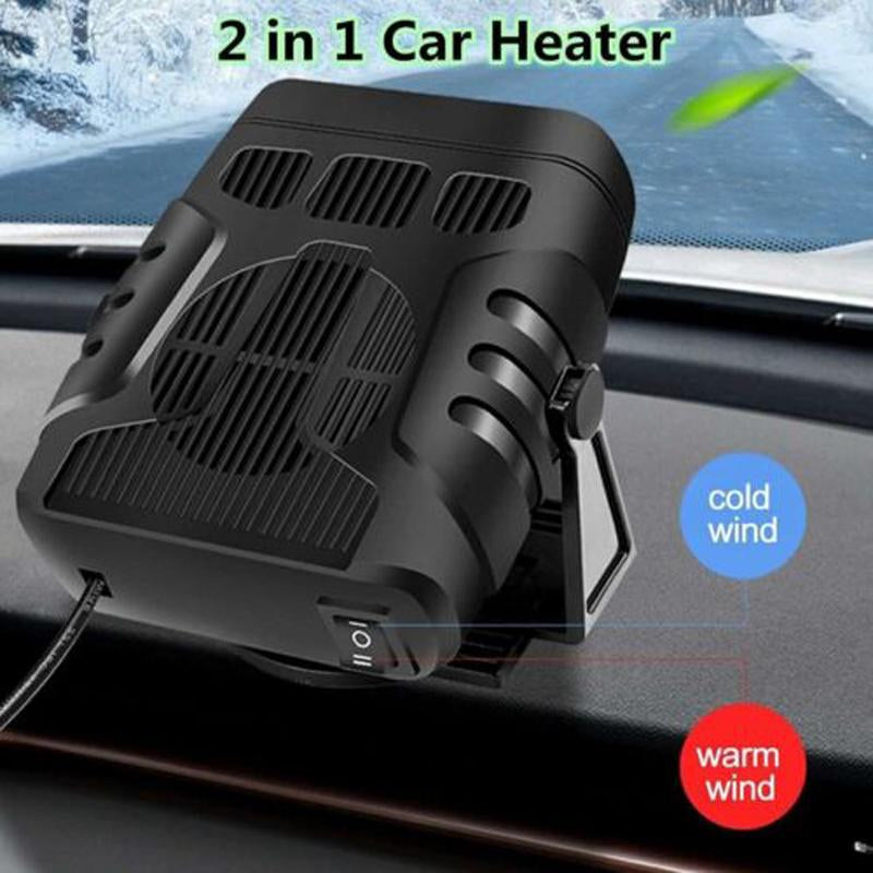 Car Heater 12V 120W Portable Electric Heating Fan Defogger Defroster Demister
