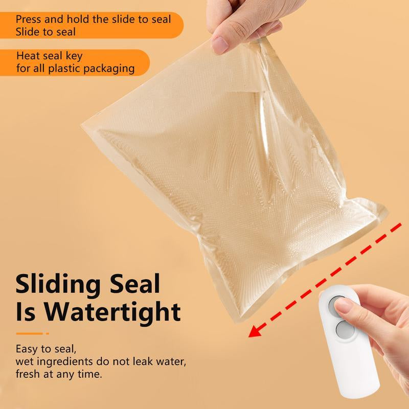 [Holiday Haul] Mini Snack Bag Sealing Machine,2 in 1 Heat USB Rechargeable Snack Bag Selaer,Plastic Electric Bag Sealers, Keep Food Fresh. Portable Sealer Picnics