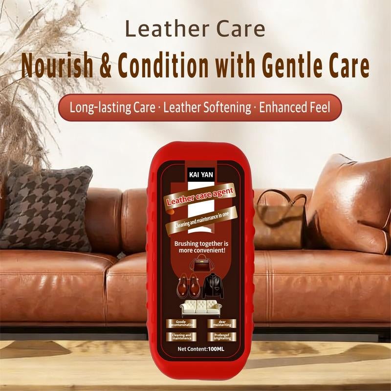 This Multi-Functional Leather Cleaner and Conditioner Is Suitable for Shoes, Sofas, Leather Clothing, and More. It'S Easy to Use, Economical, and Cleans with Just One Wipe.