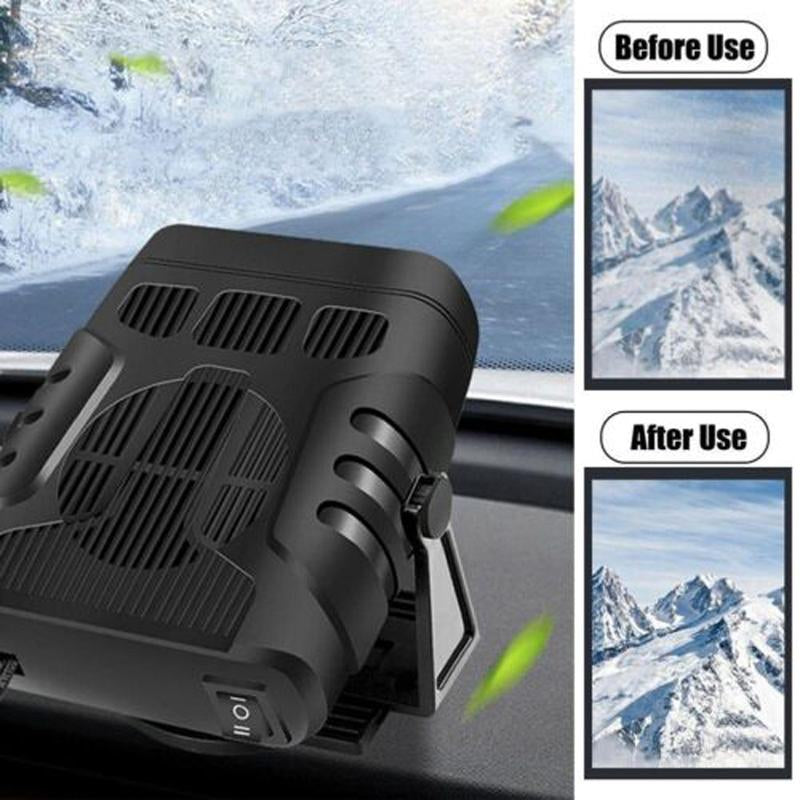 Car Heater 12V 120W Portable Electric Heating Fan Defogger Defroster Demister