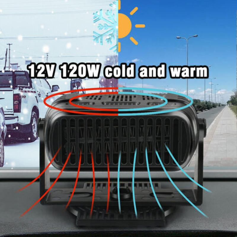 Car Heater 12V 120W Portable Electric Heating Fan Defogger Defroster Demister