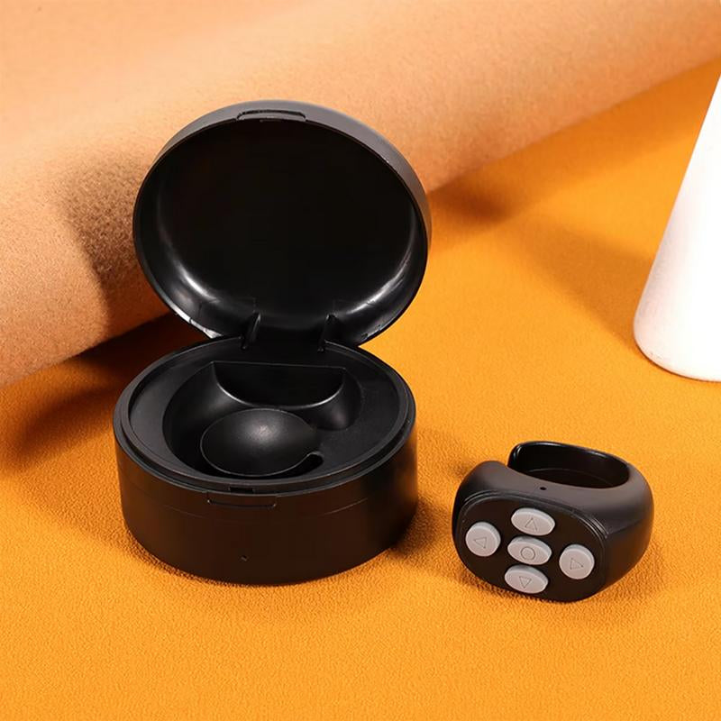 Fingertip Wireless Bluetooth Remote Control, Remote Control for Tiktok Scrolling Ring Remote Control, Remote Control App Page Turner, Scrolling Rings Rechargeable Camera Remote