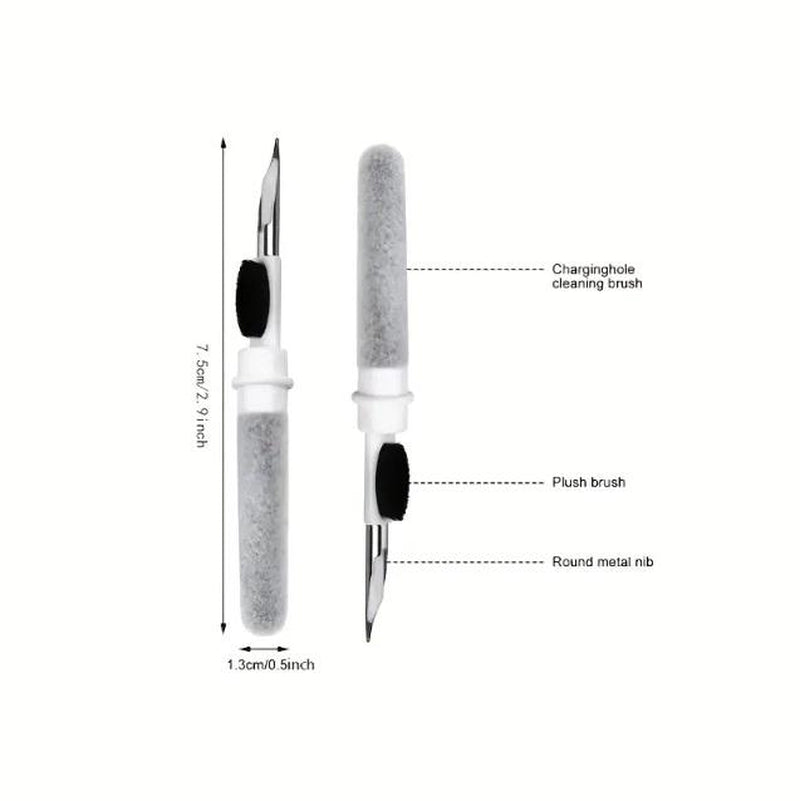 Ultimate Earbuds & Gadget Cleaning Kit 3 in 1 with Brush - Portable Cleaner Kit for Airpods