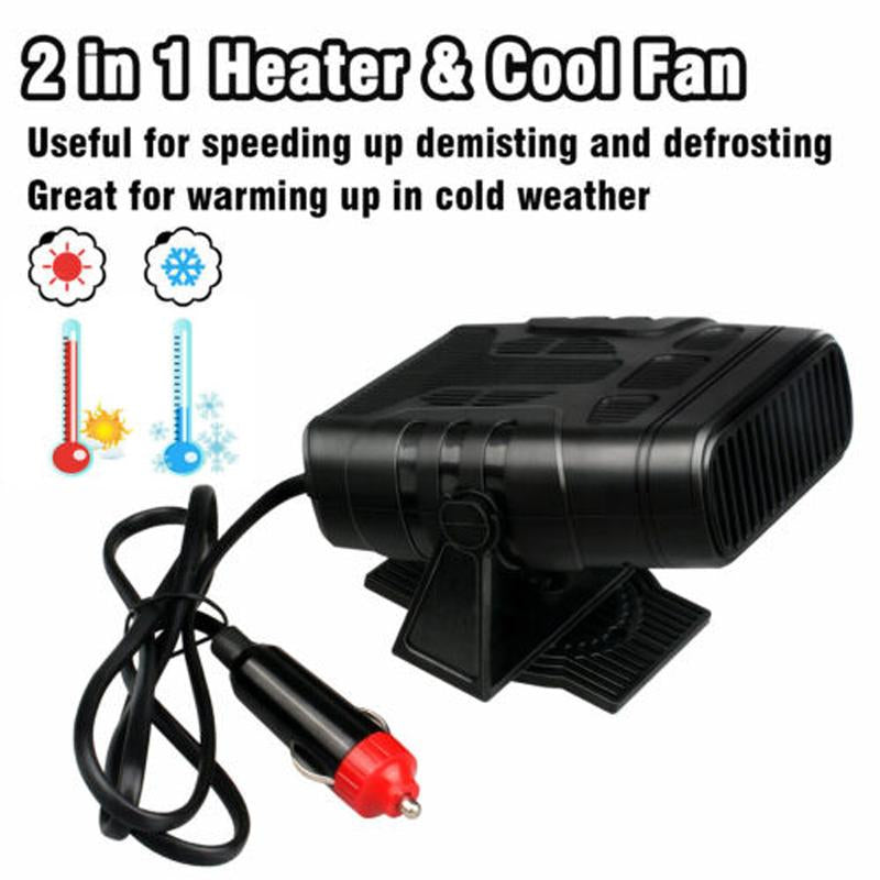 Car Heater 12V 120W Portable Electric Heating Fan Defogger Defroster Demister