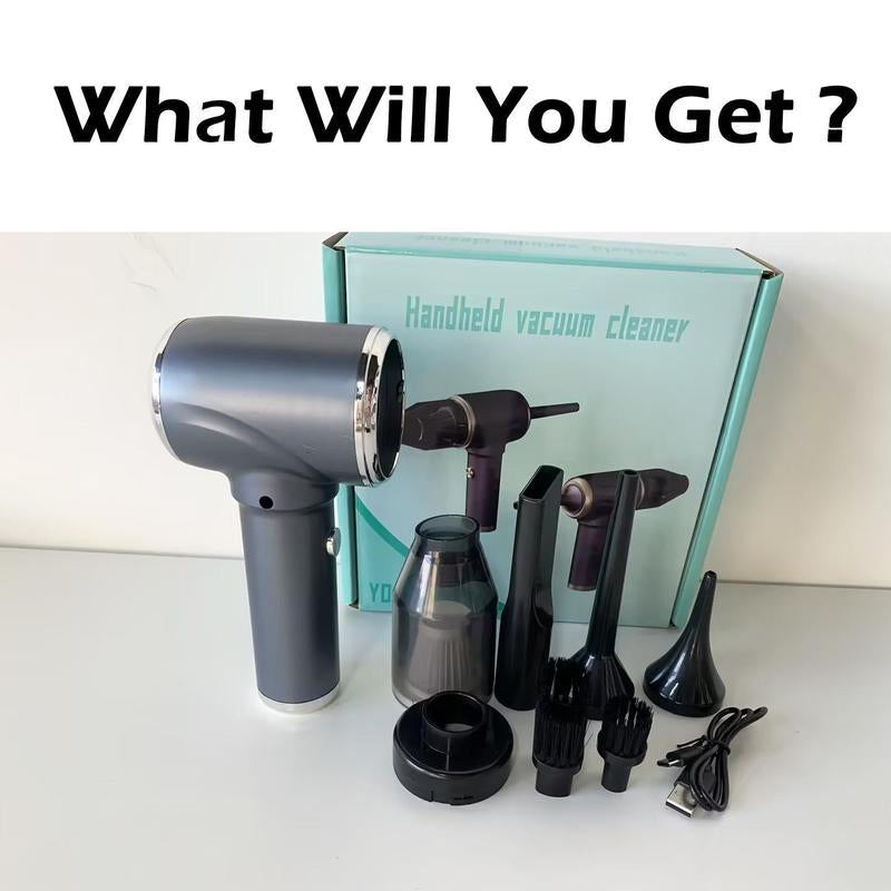 Wireless Handheld Car Vacuum Cleaner, Portable Rechargeable Home Vacuum Cleaner, Mini Vacuum Cleaner, Small Household Cleaning Tool.