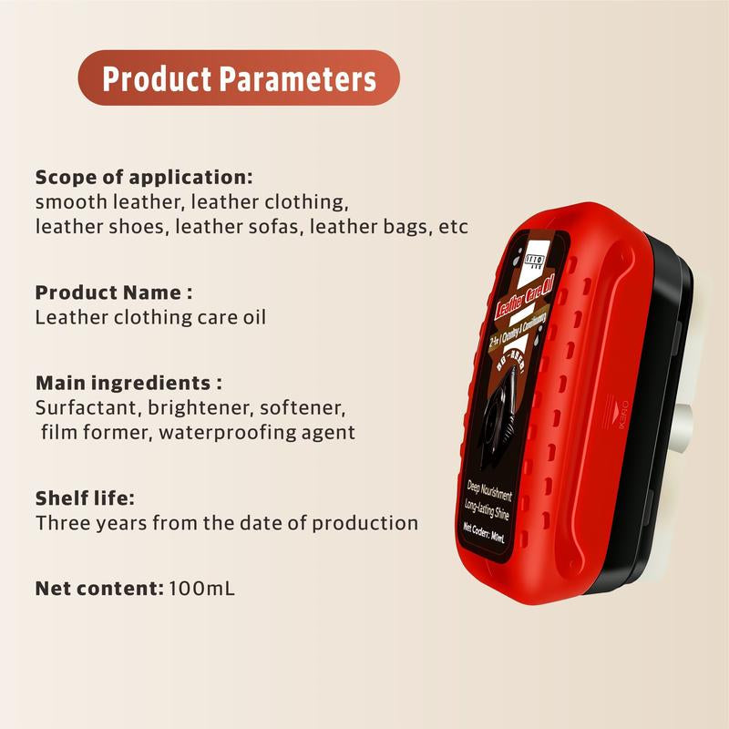 This Multi-Functional Leather Cleaner and Conditioner Is Suitable for Shoes, Sofas, Leather Clothing, and More. It'S Easy to Use, Economical, and Cleans with Just One Wipe.