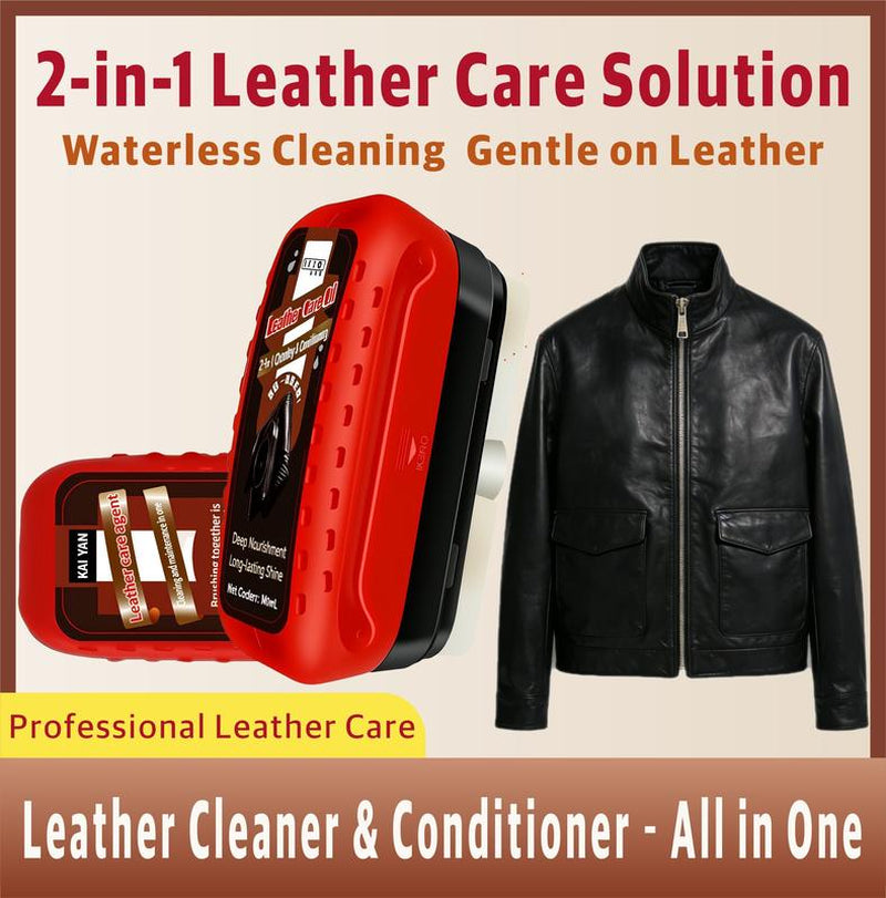This Multi-Functional Leather Cleaner and Conditioner Is Suitable for Shoes, Sofas, Leather Clothing, and More. It'S Easy to Use, Economical, and Cleans with Just One Wipe.